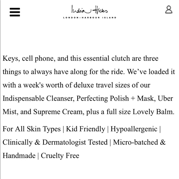 NWT India Hicks Travel Beauty Routine/Go Bag - Picture 2 of 4